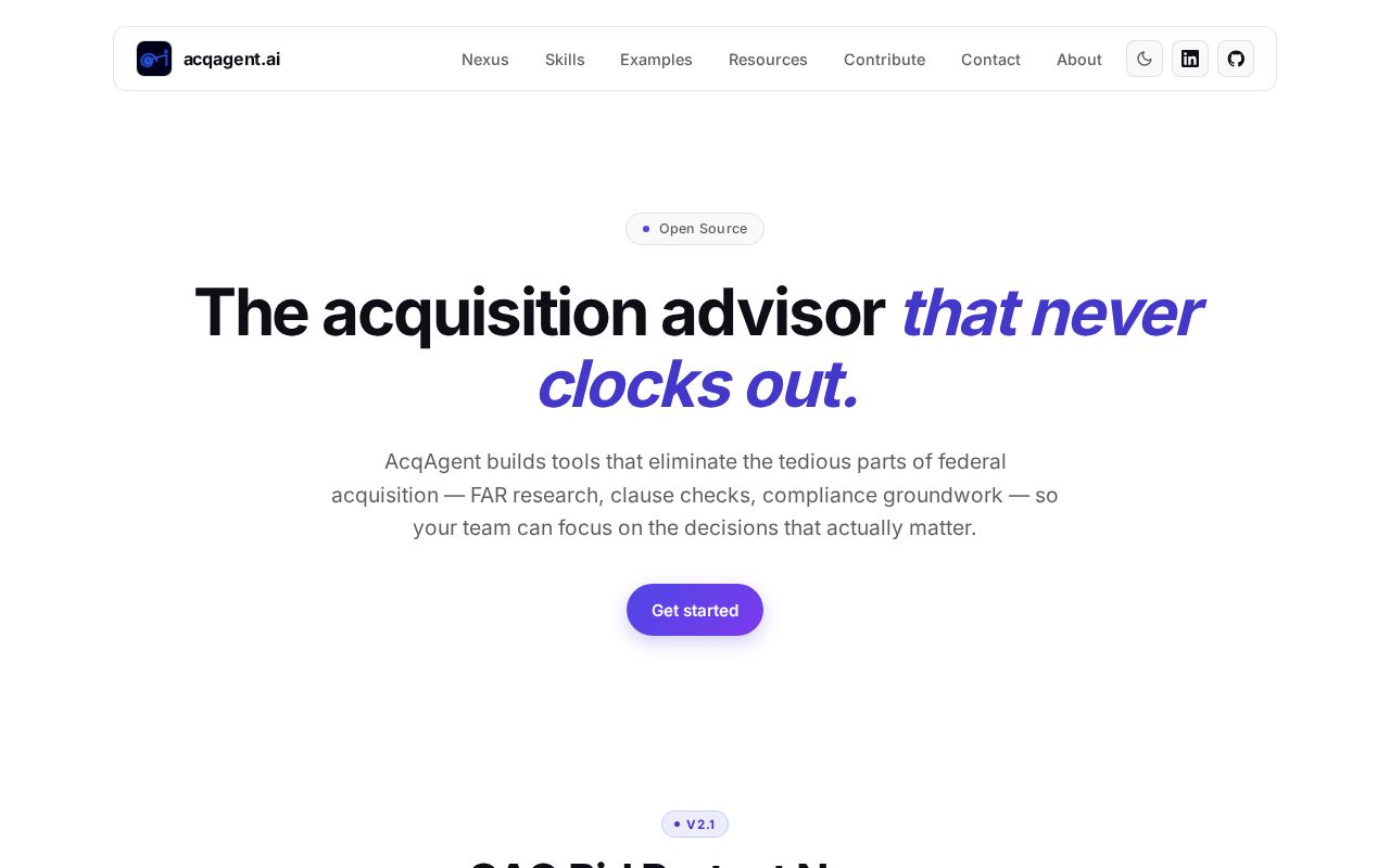 Preview of Free AI Tools for Federal Acquisition