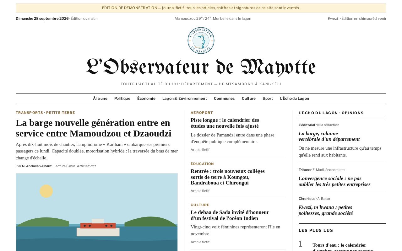 Preview of Observateur Mayotte