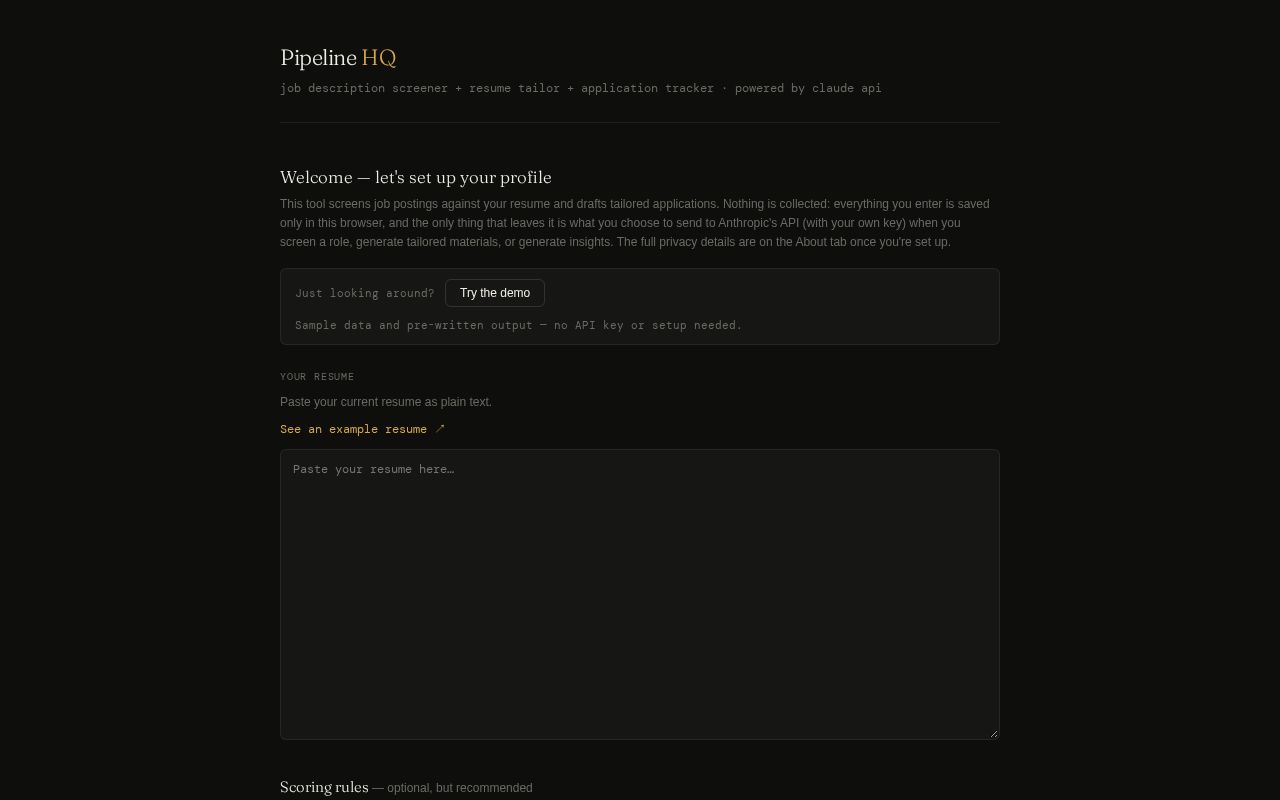Preview of Pipeline Hq