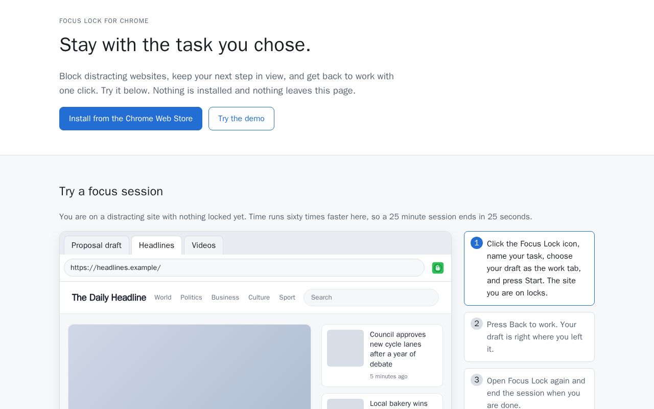 Preview of Focus Lock