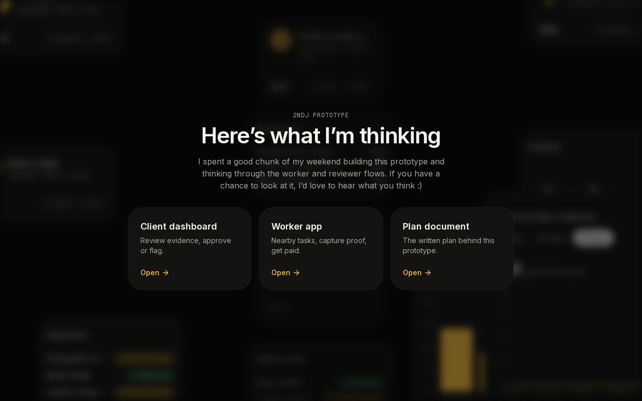 Preview of 2ndj Prototype