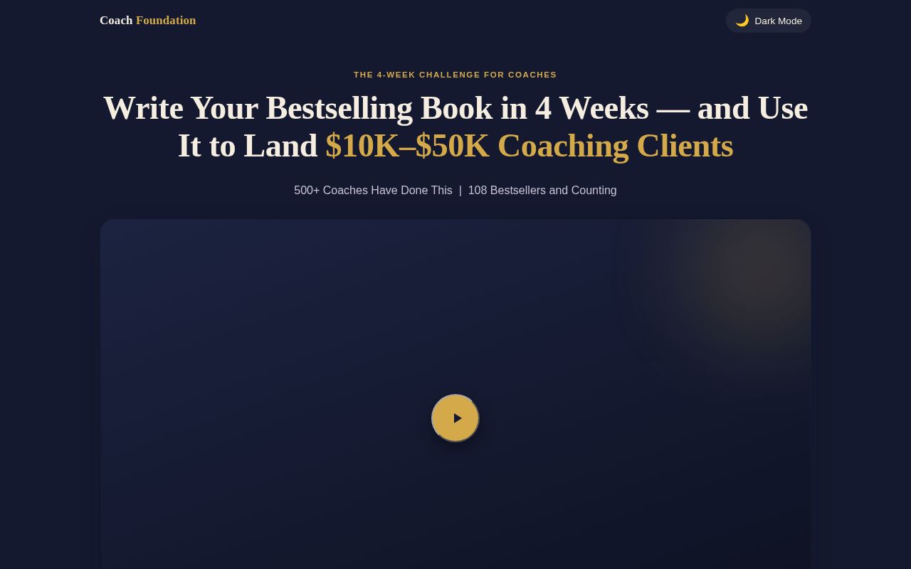 Preview of Million Dollar Landing Page