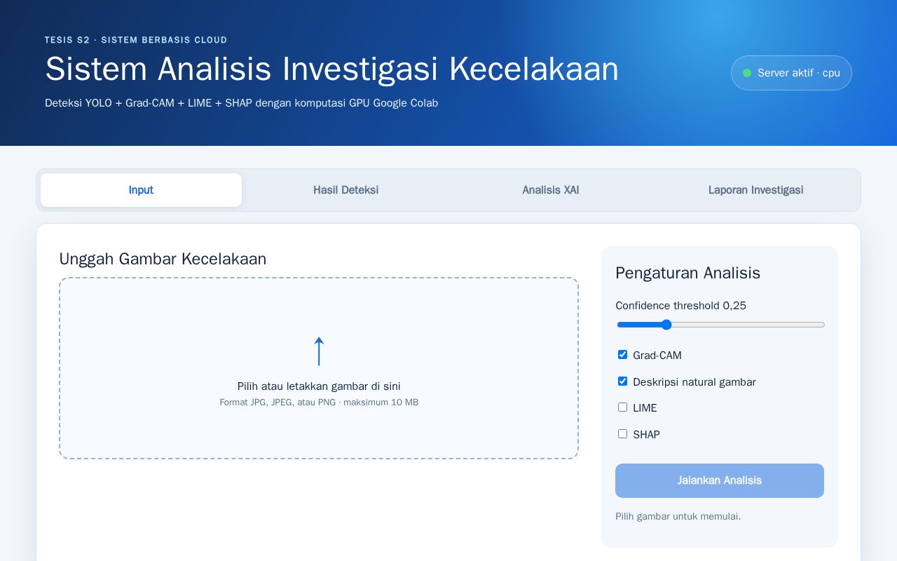 Preview of Sistem Investigasi Kecelakaan