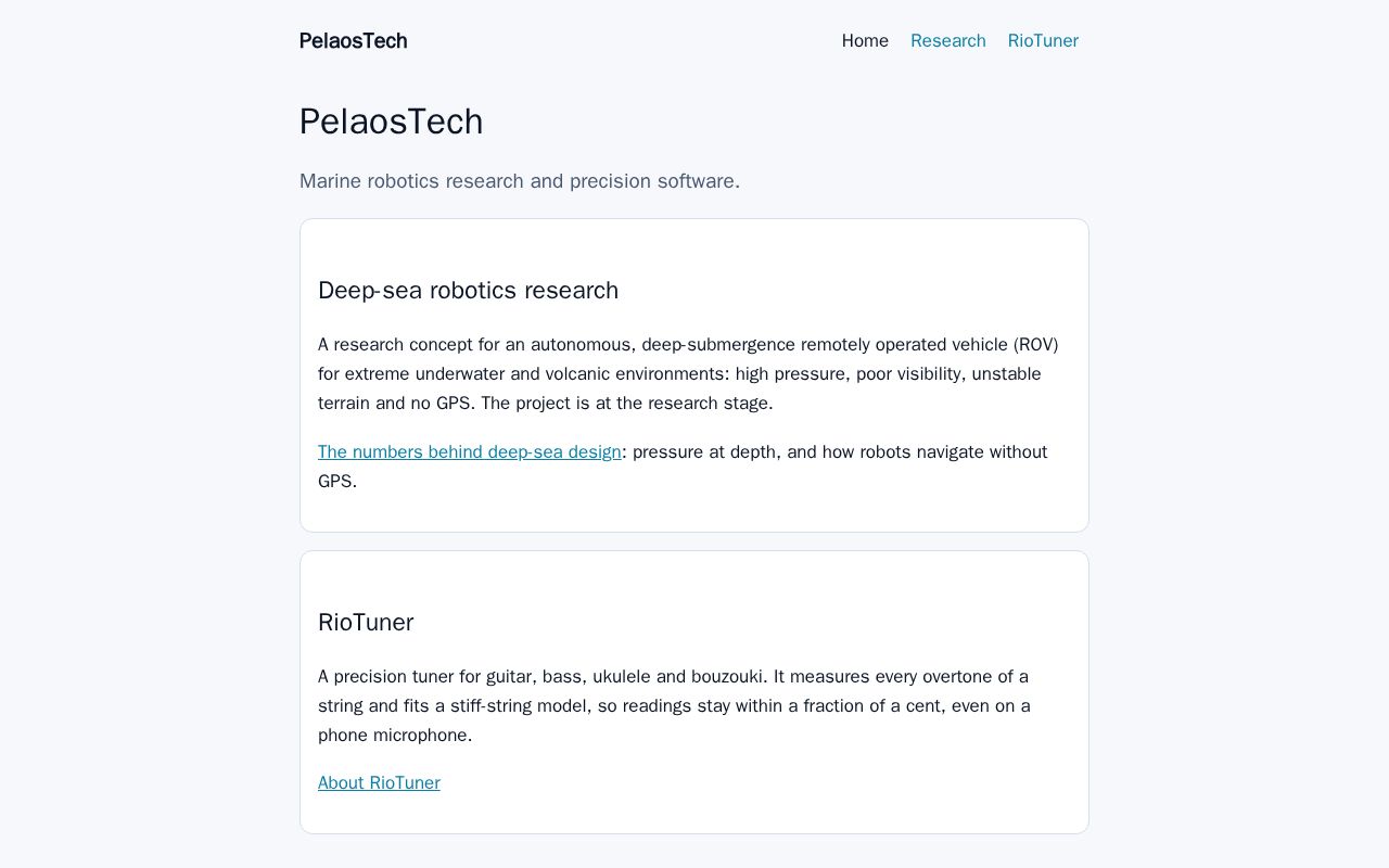 Preview of Pelaos Tech
