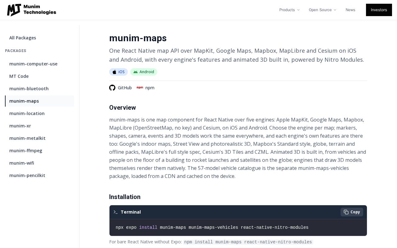 Preview of Munim Maps