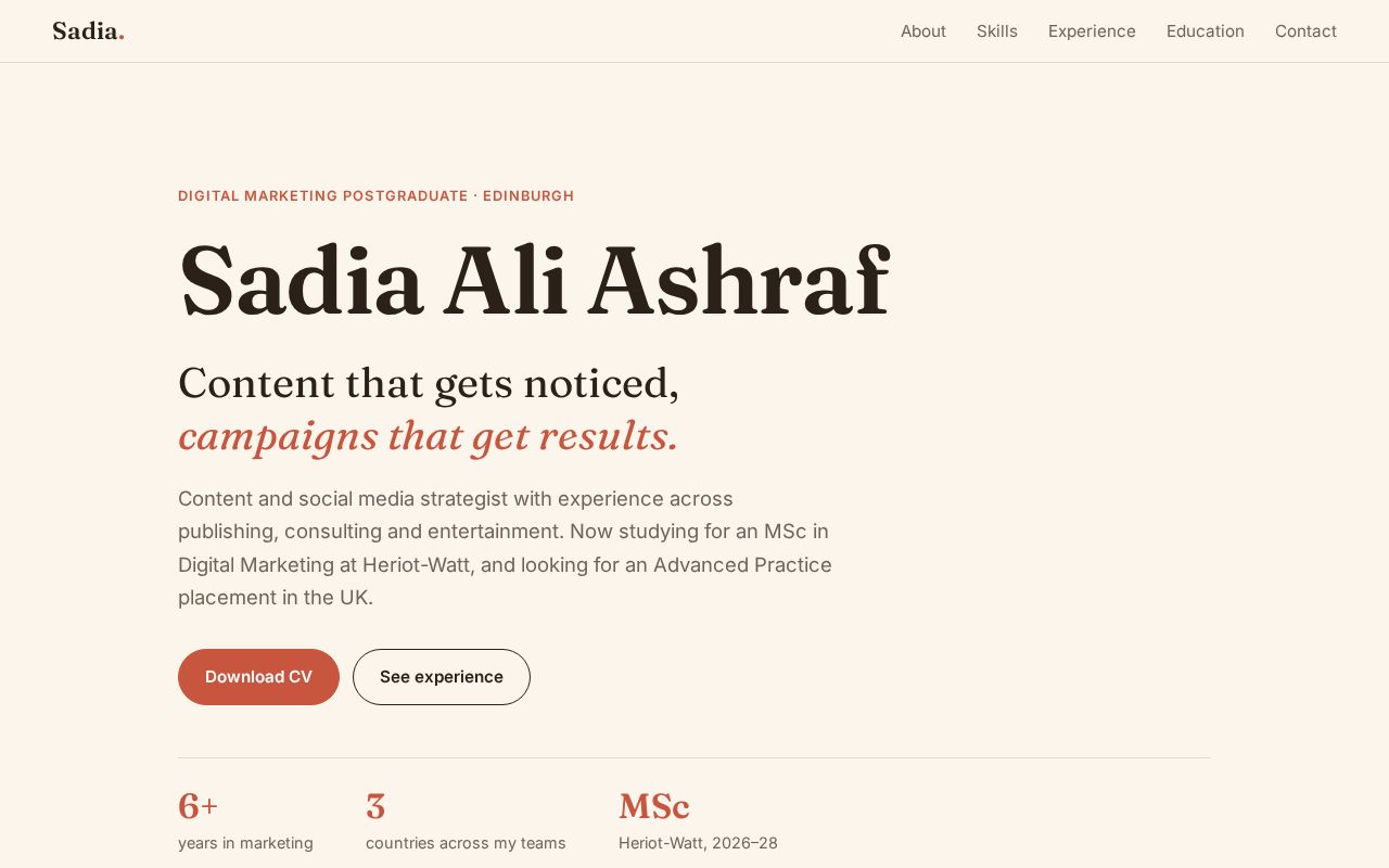 Preview of Sadiaaliashraf Github Io