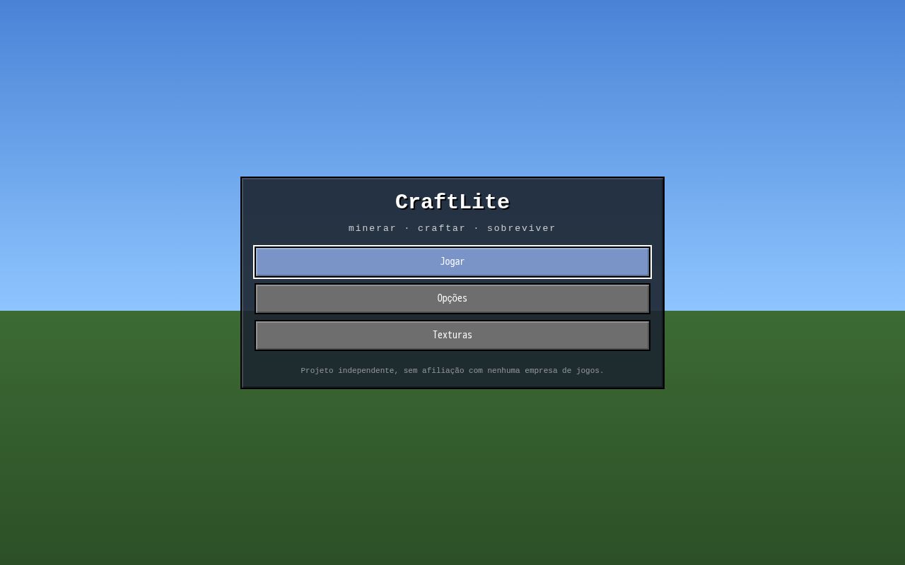 Preview of Clone de minecraft extremamente leve direto no browser, feito para dispositivos antigos.