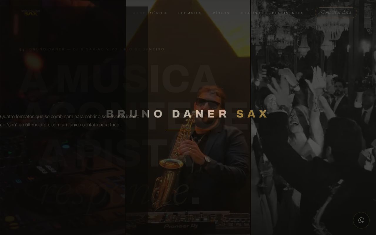 Preview of Bruno Daner Sax Site