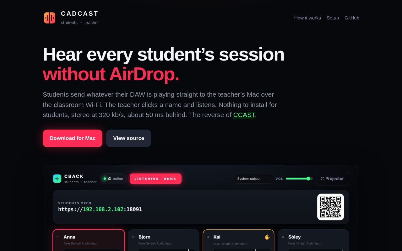 Preview of CADCAST