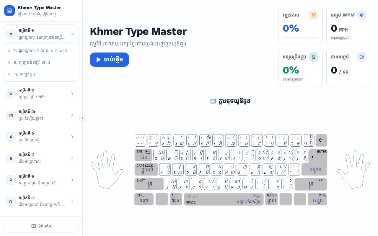 Preview of Khmer Type Master
