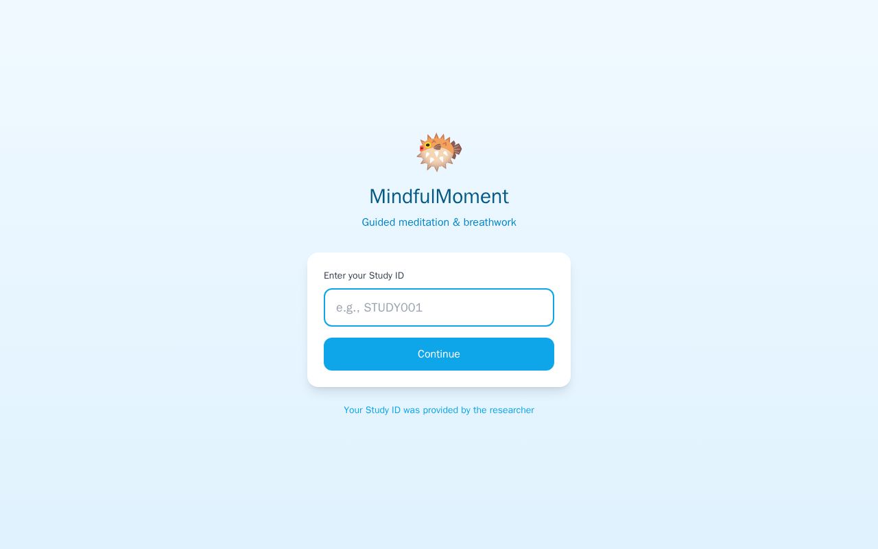Preview of Meditation app