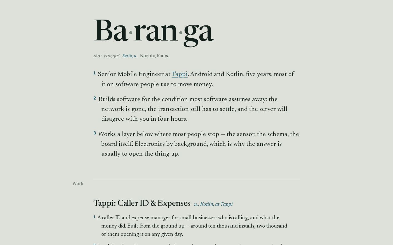 Preview of Portfolio Website