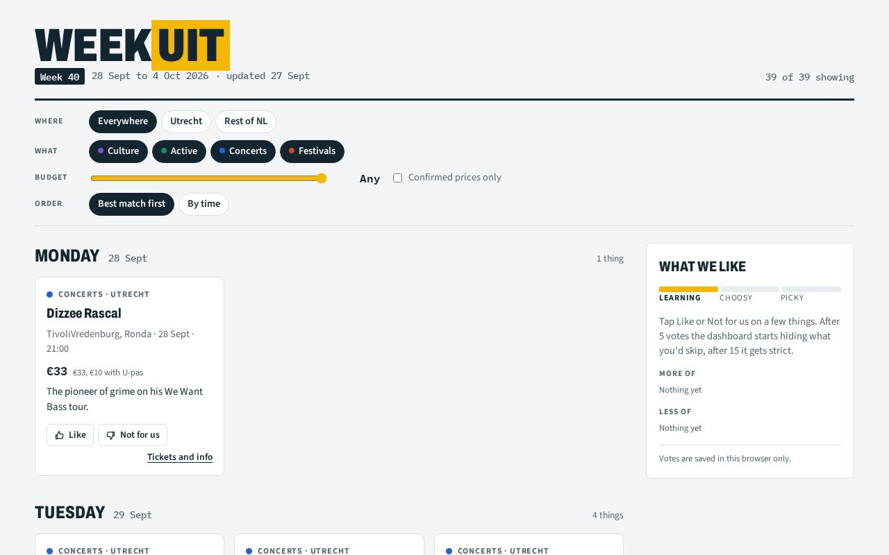 Preview of Weekuit