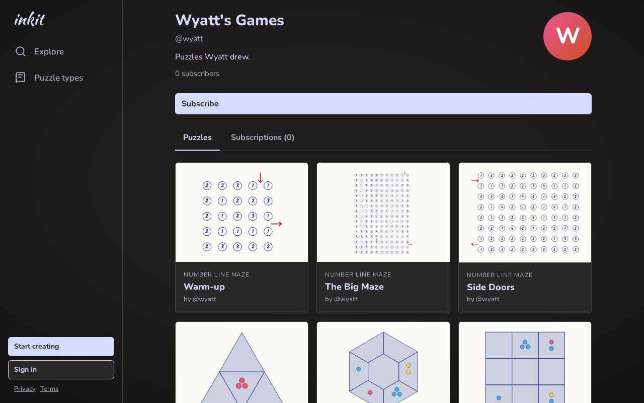 Preview of Wyatt's Games