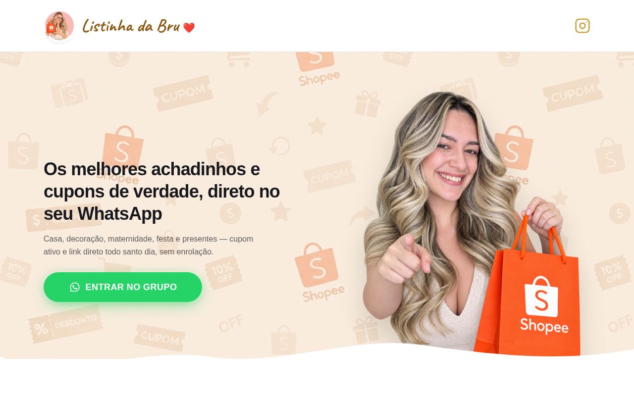 Preview of Site Achadinhos