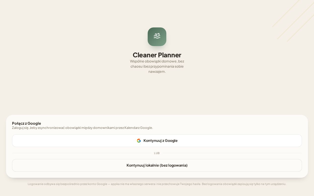 Preview of Cleaner Planner