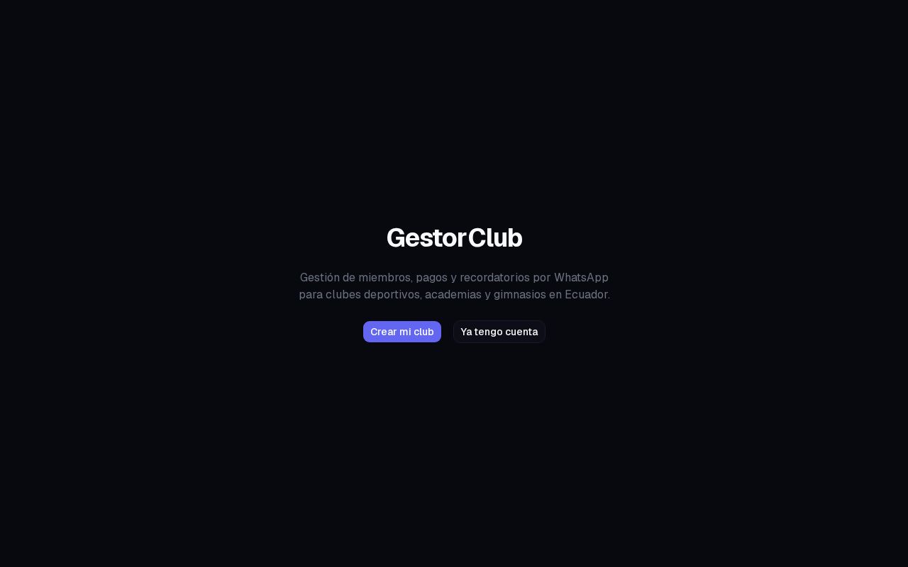 Preview of ClubControl