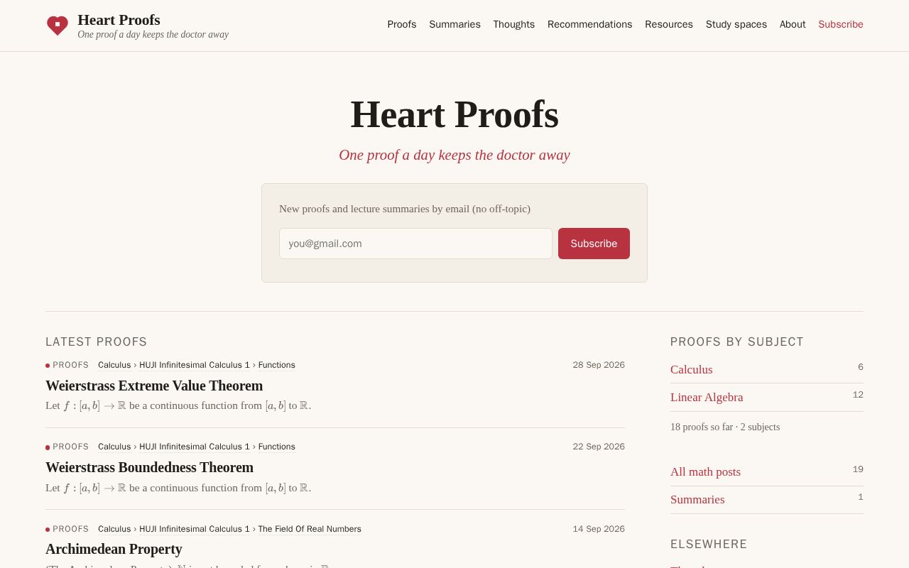 Preview of Heart Proofs