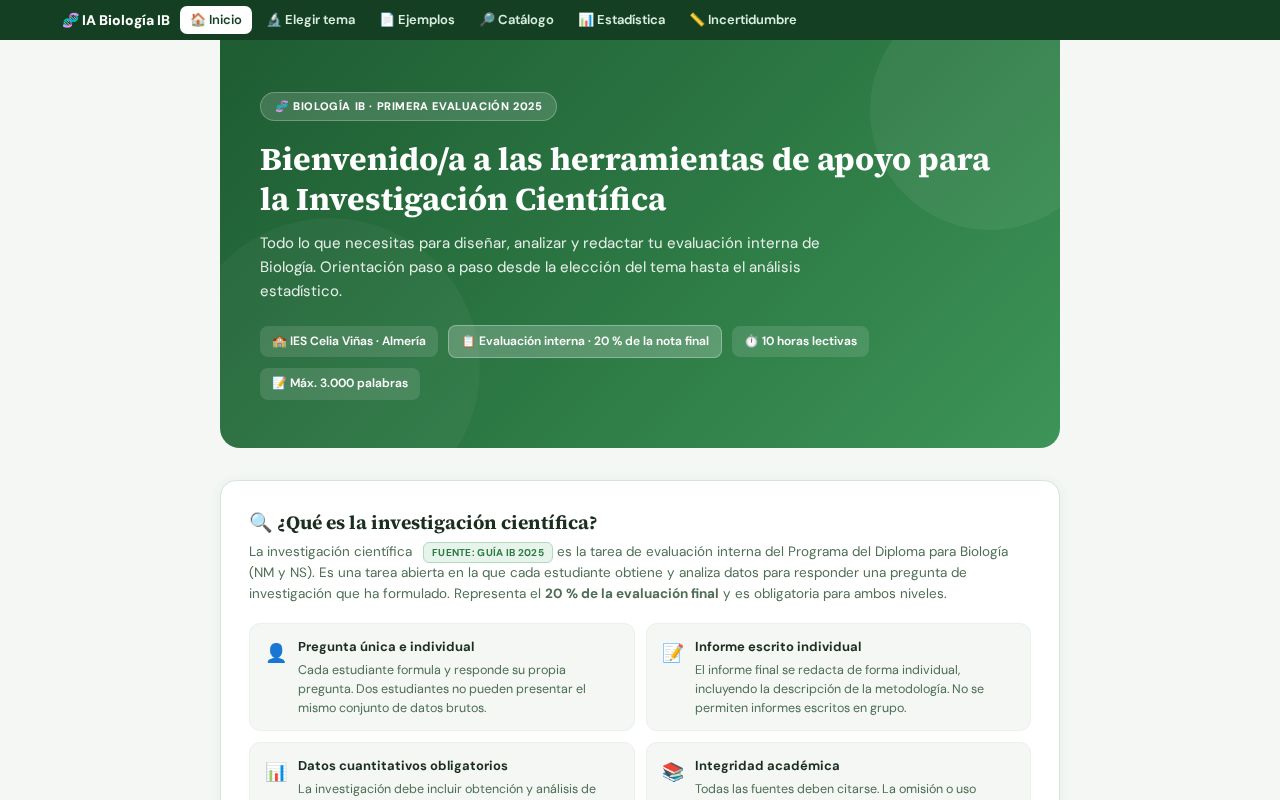 Preview of Investigacion Biologia Ib