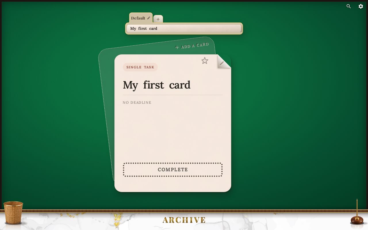 Preview of Card Tracker
