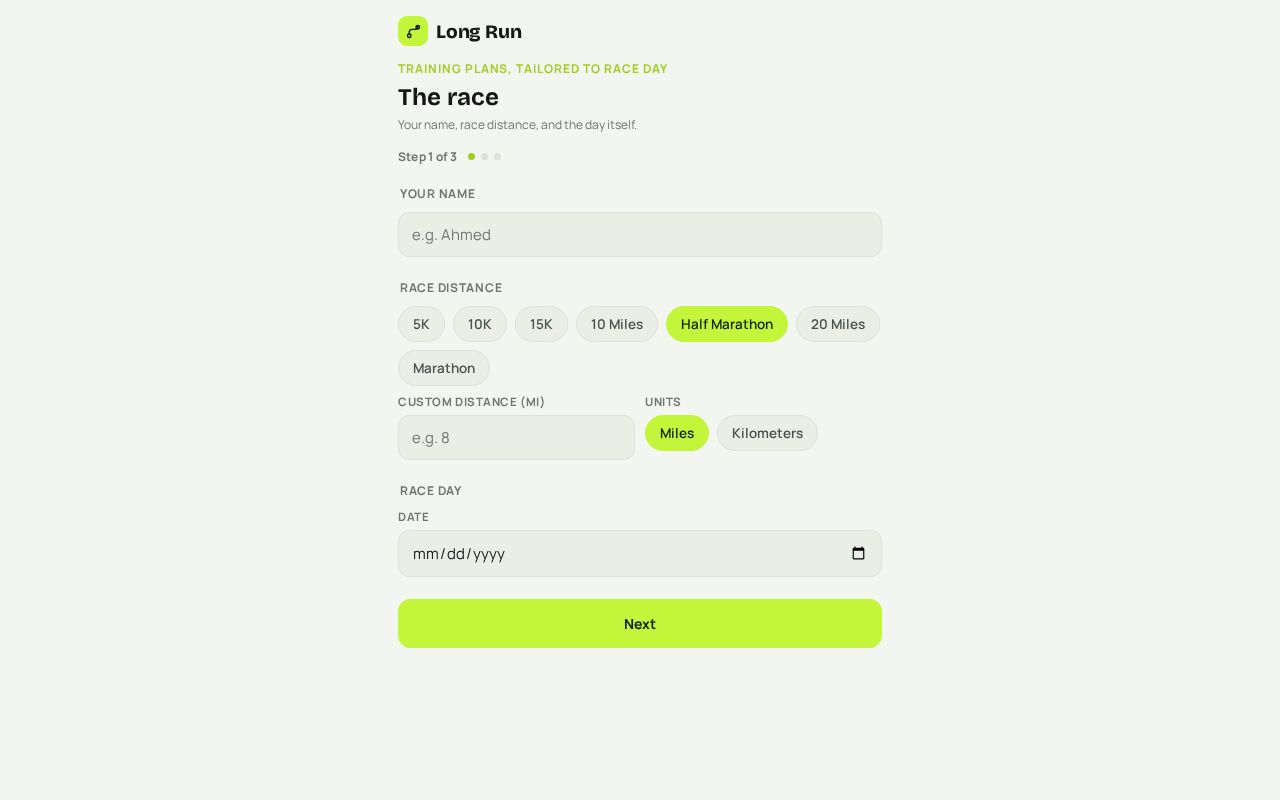 Preview of Long Run