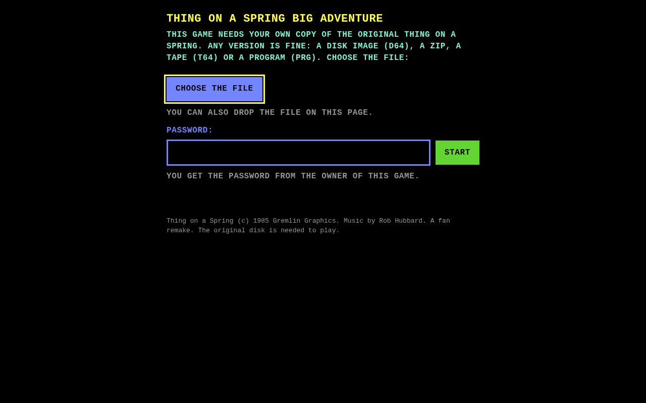 Preview of Thing On A Spring BIG ADVENTURE Play