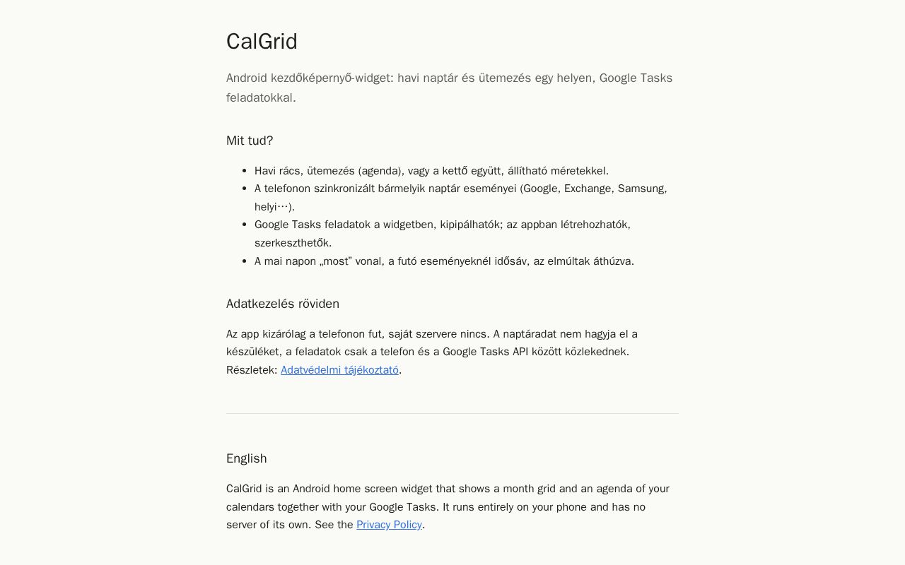 Preview of CalGrid