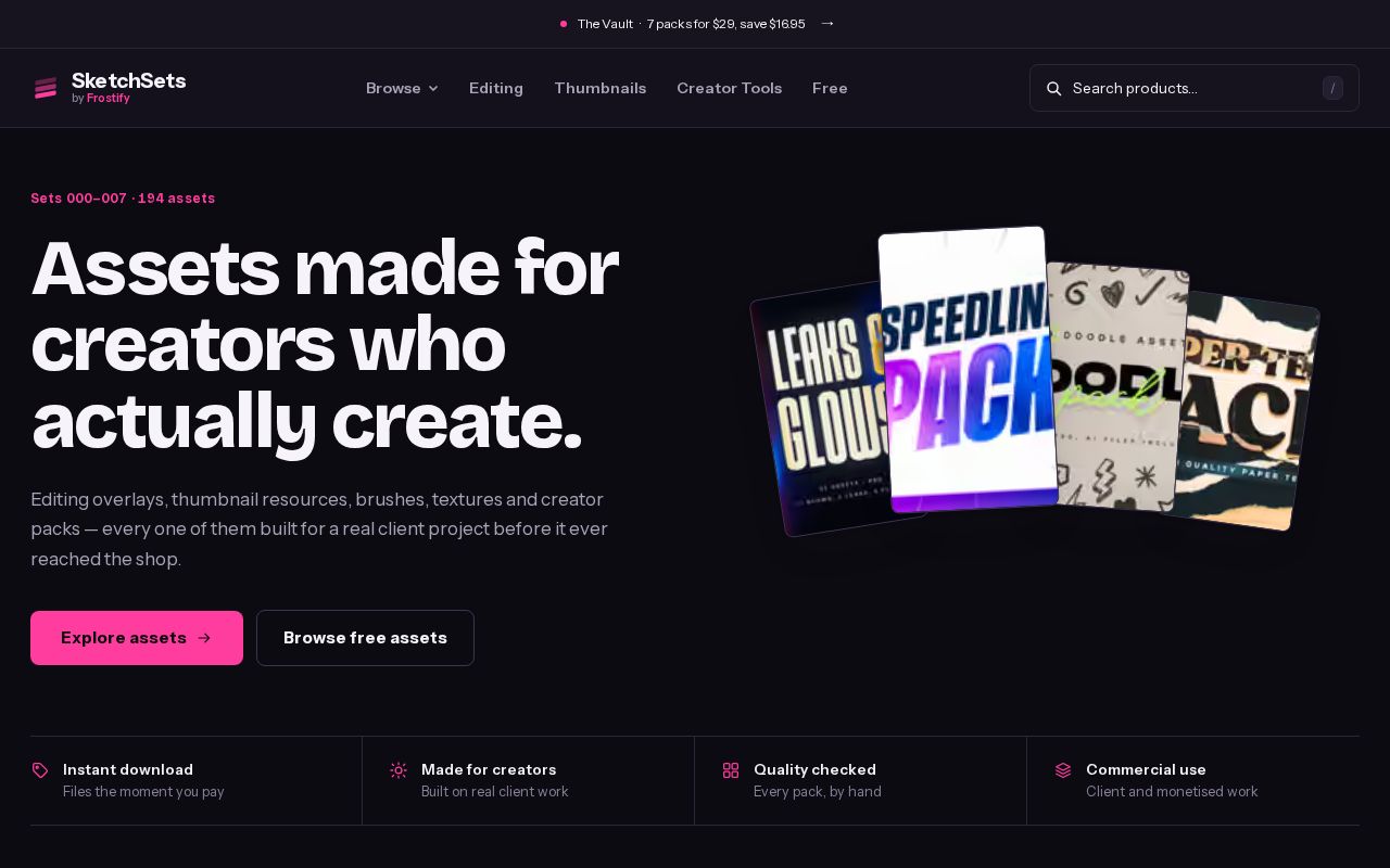 Preview of Sketchsets Storefront