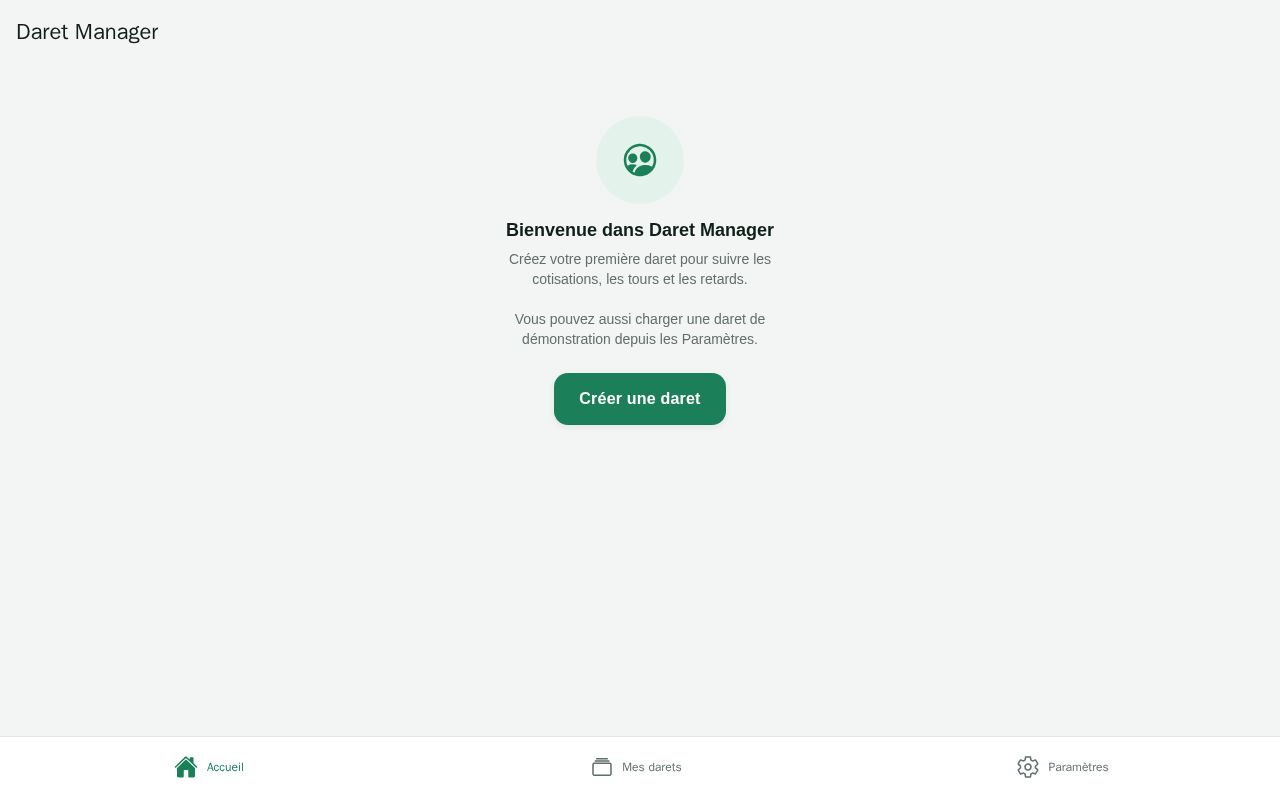 Preview of Daret Manager