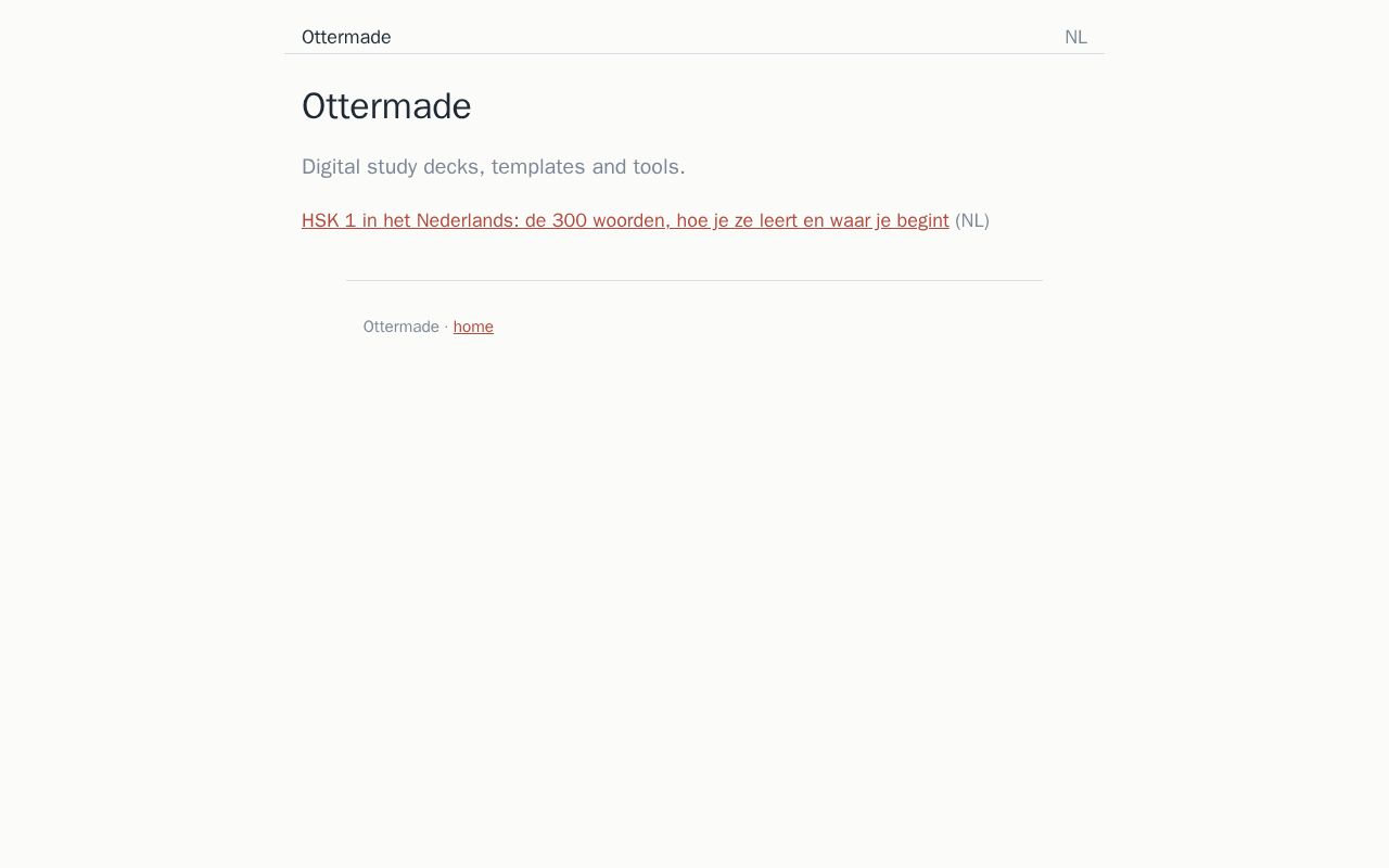 Preview of Ottermade Github Io