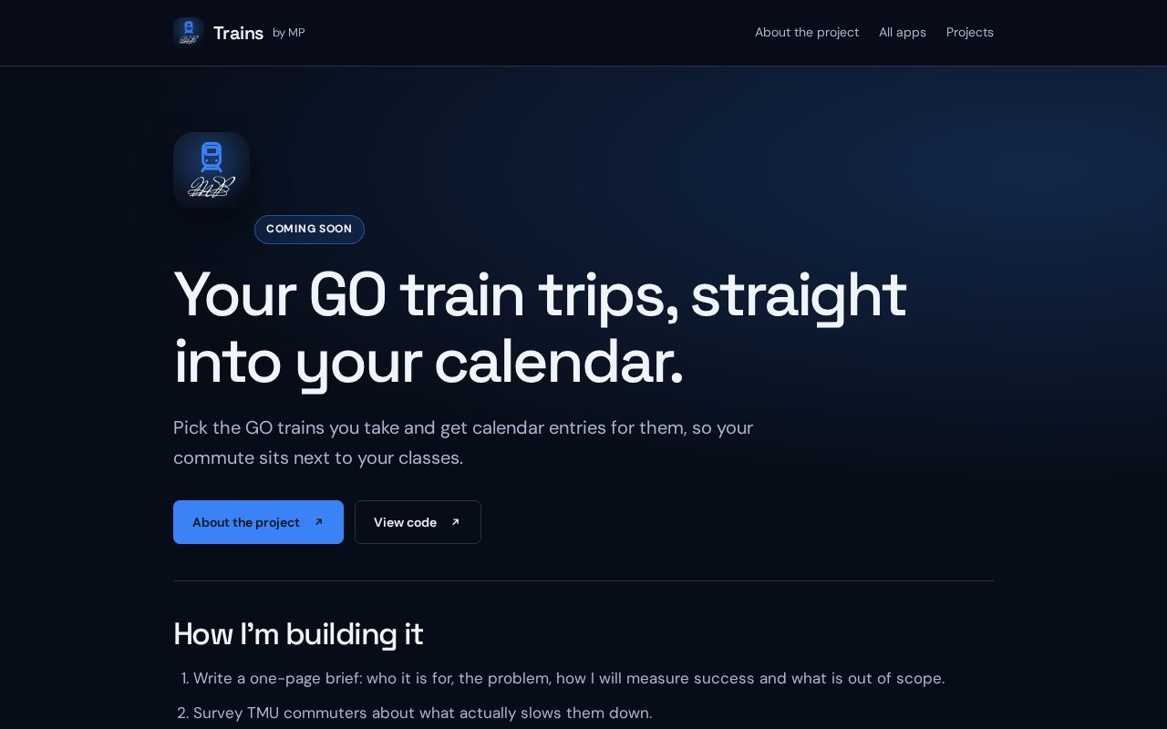 Preview of Trains By MP