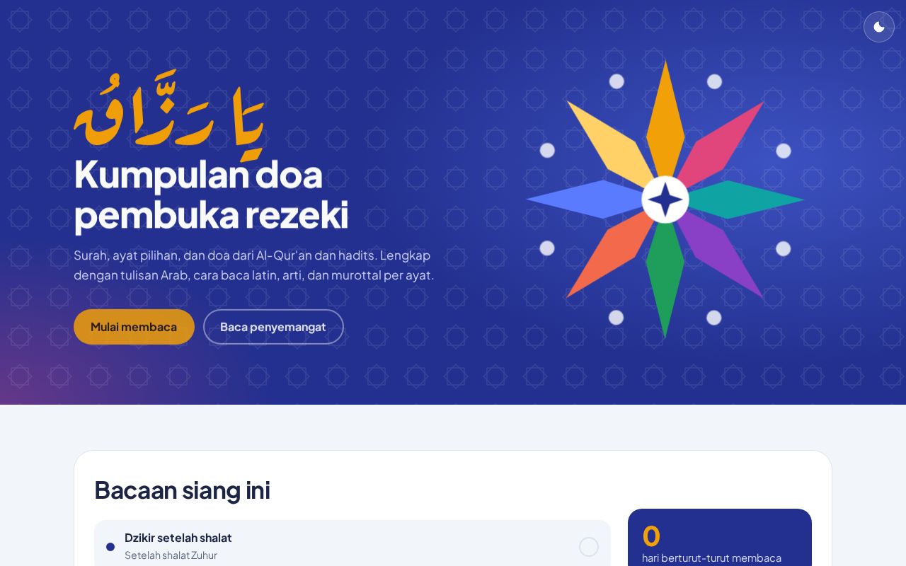 Preview of Kumpulan Doa Pembuka Rezeki