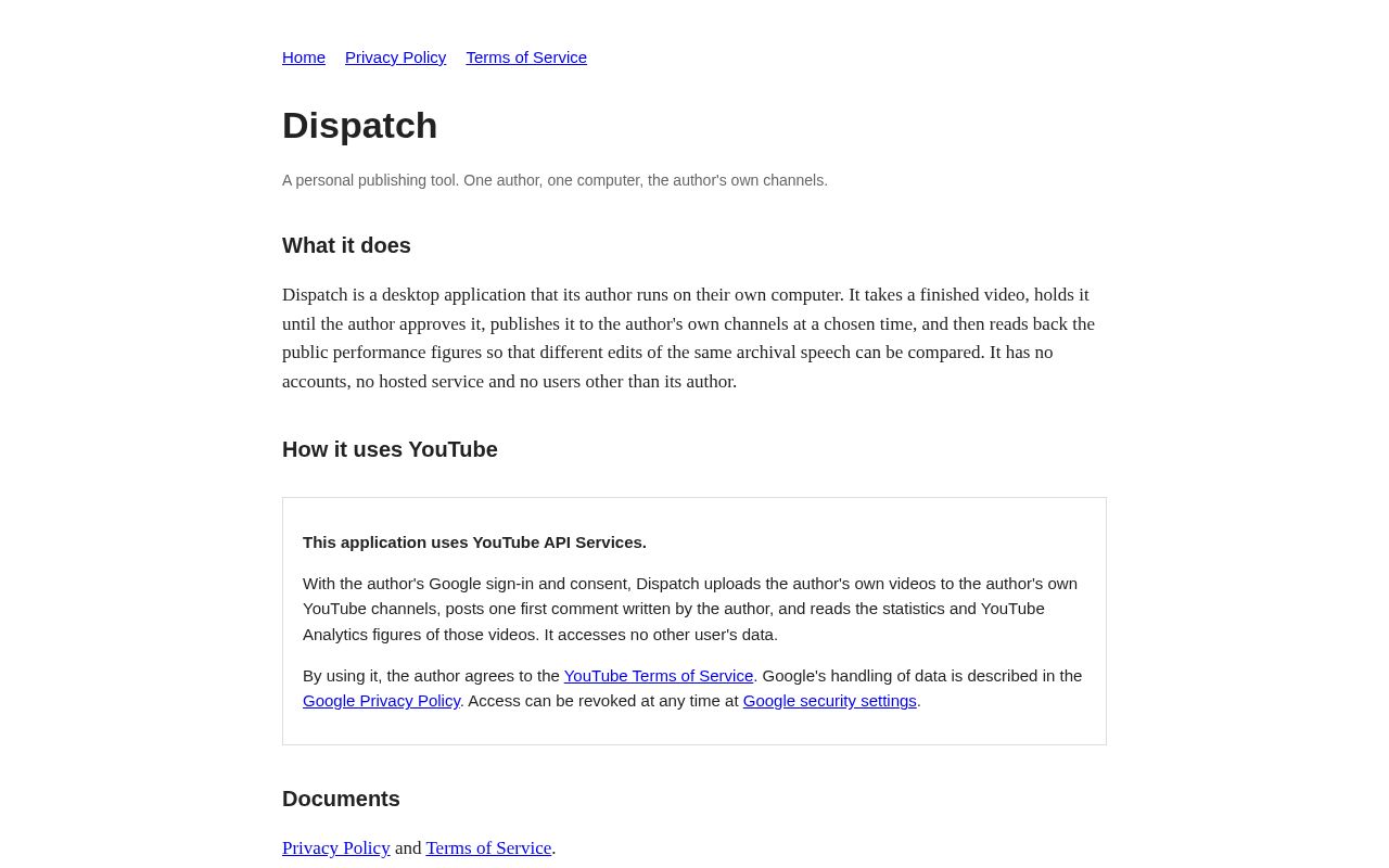 Preview of Dispatch