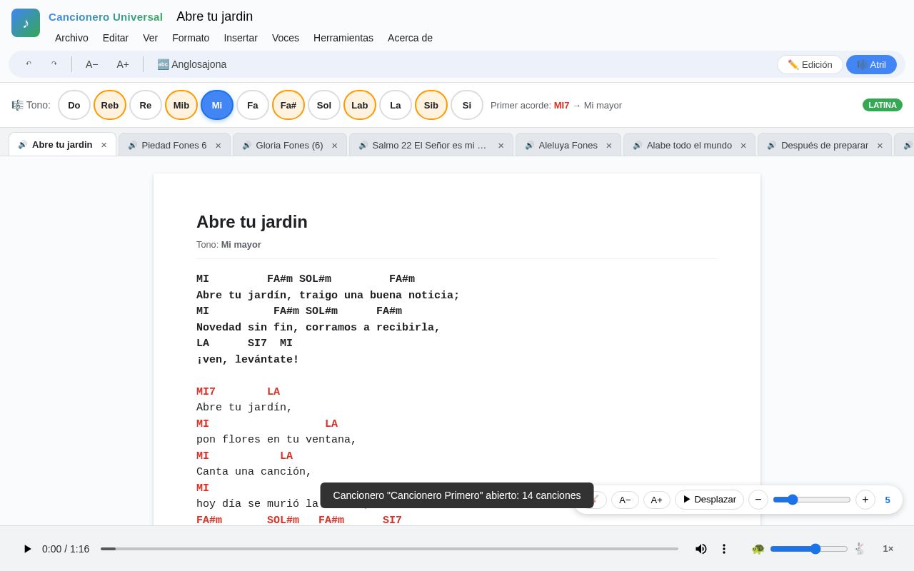 Preview of CancioneroUniversal