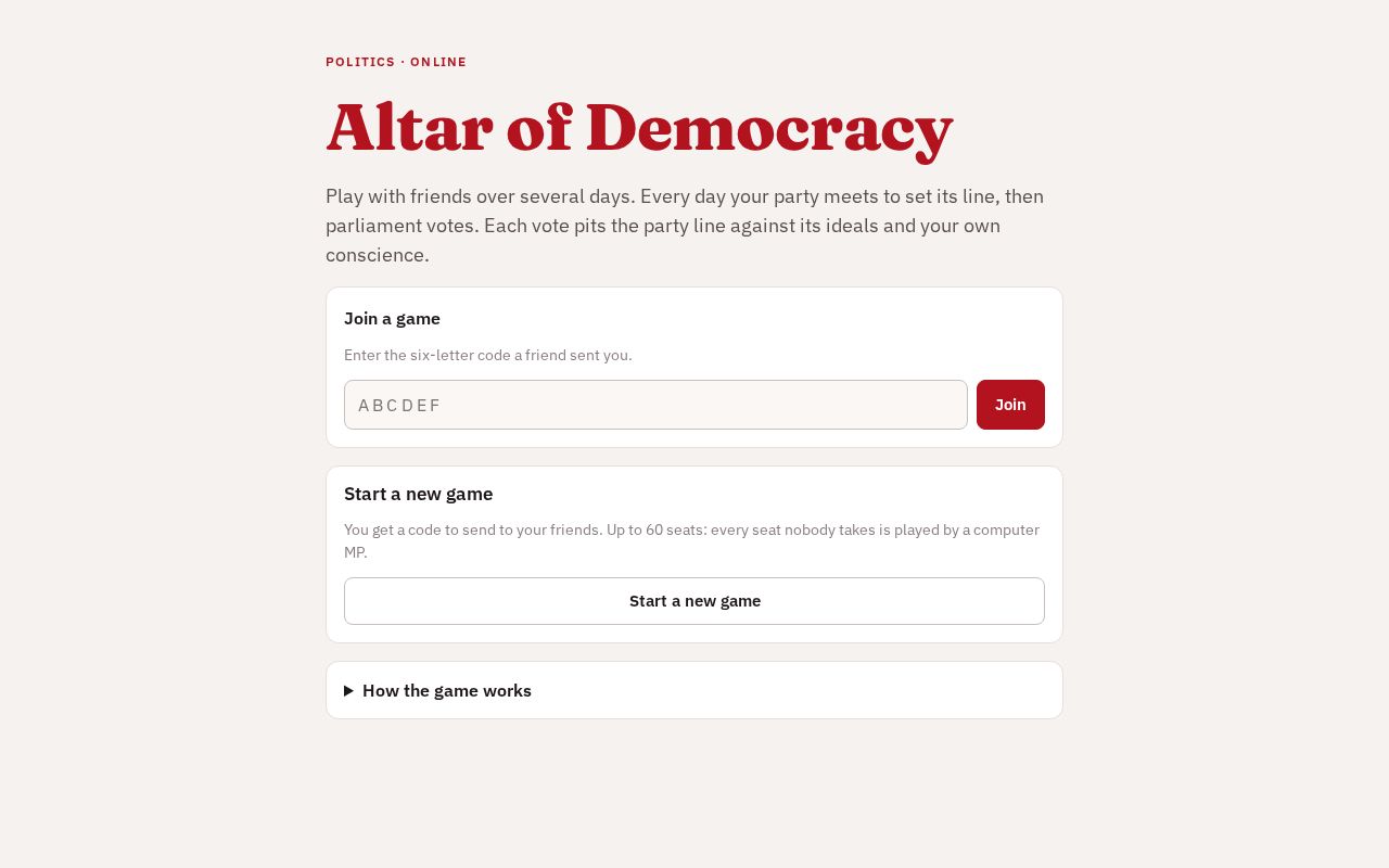 Preview of Altar Play