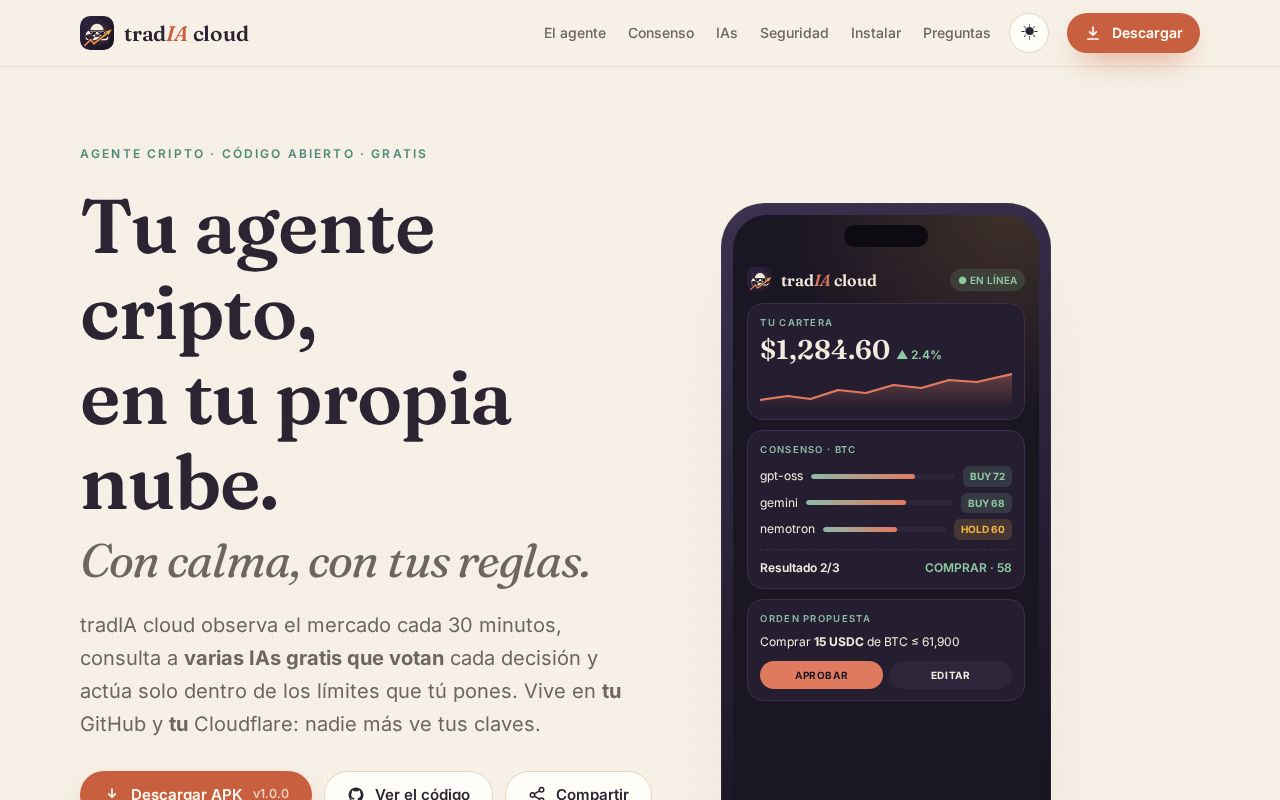 Preview of Tradia Cloud