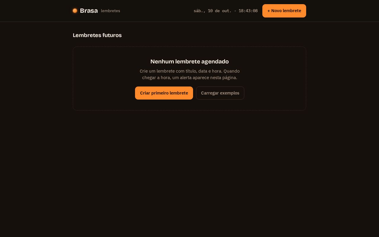 Preview of Brasa Lembretes