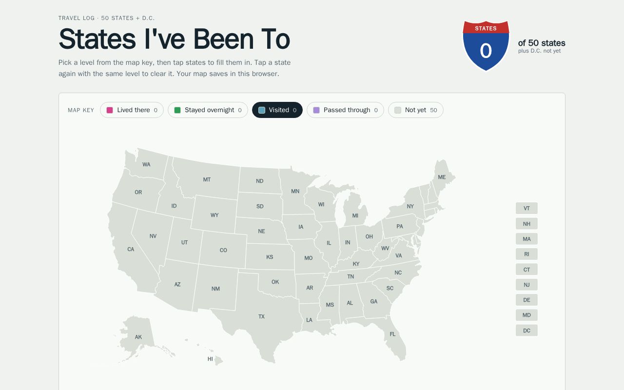 Preview of State Tracker
