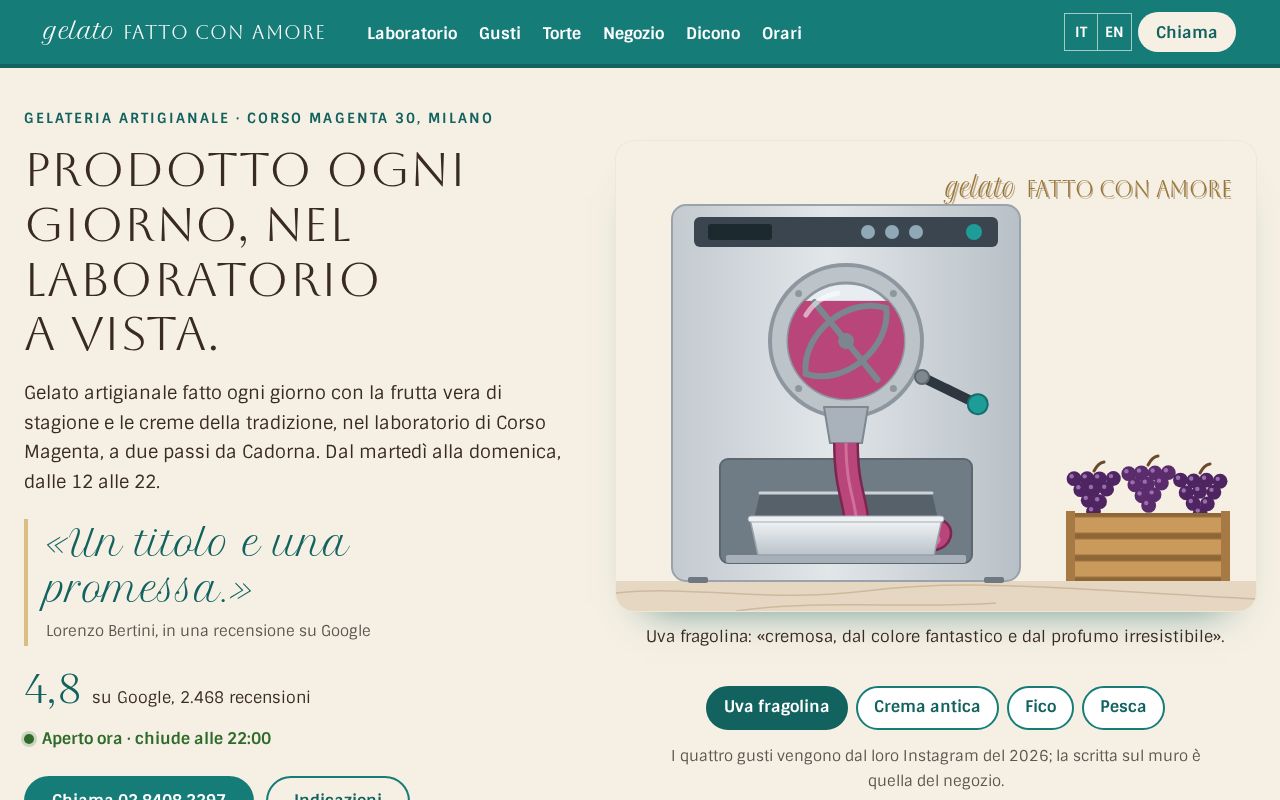 Preview of Gelato Fatto Con Amore Magenta