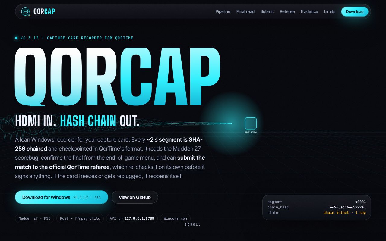 Preview of Qorcap
