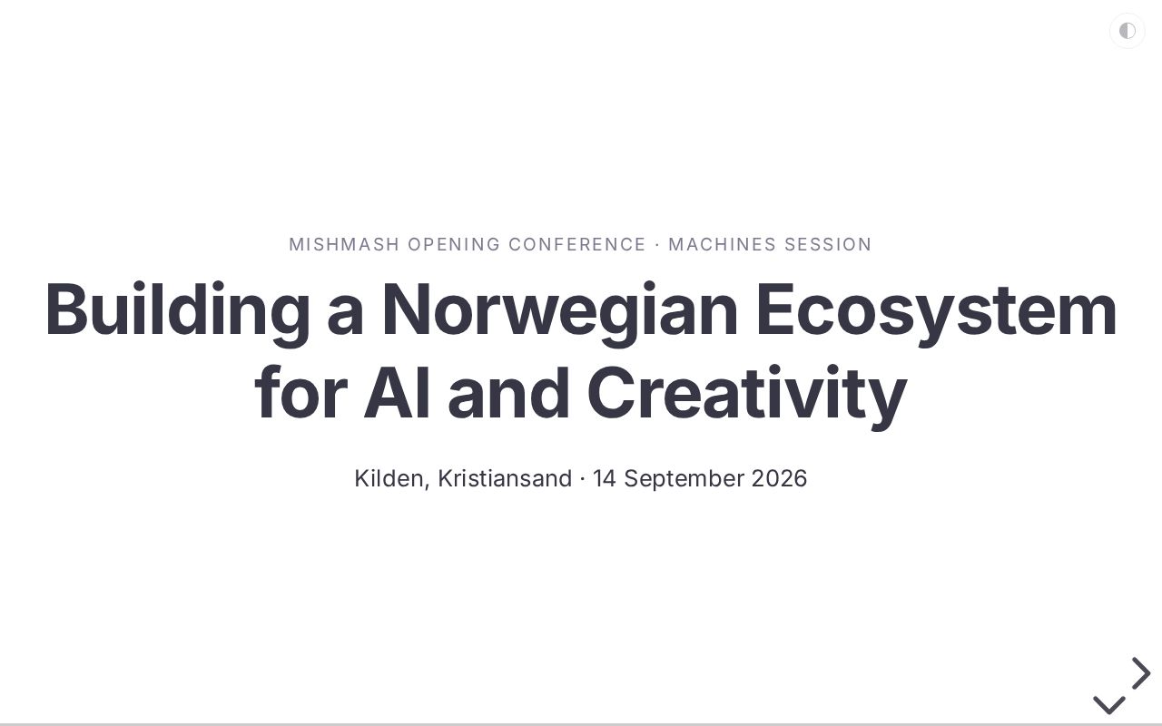 Preview of Mishmash Machines Kristiansand2026