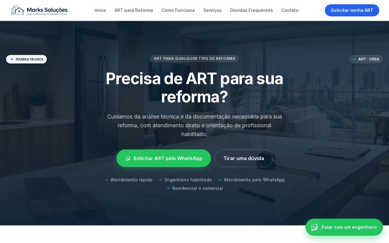 Preview of Site institucional - ART para Reforma