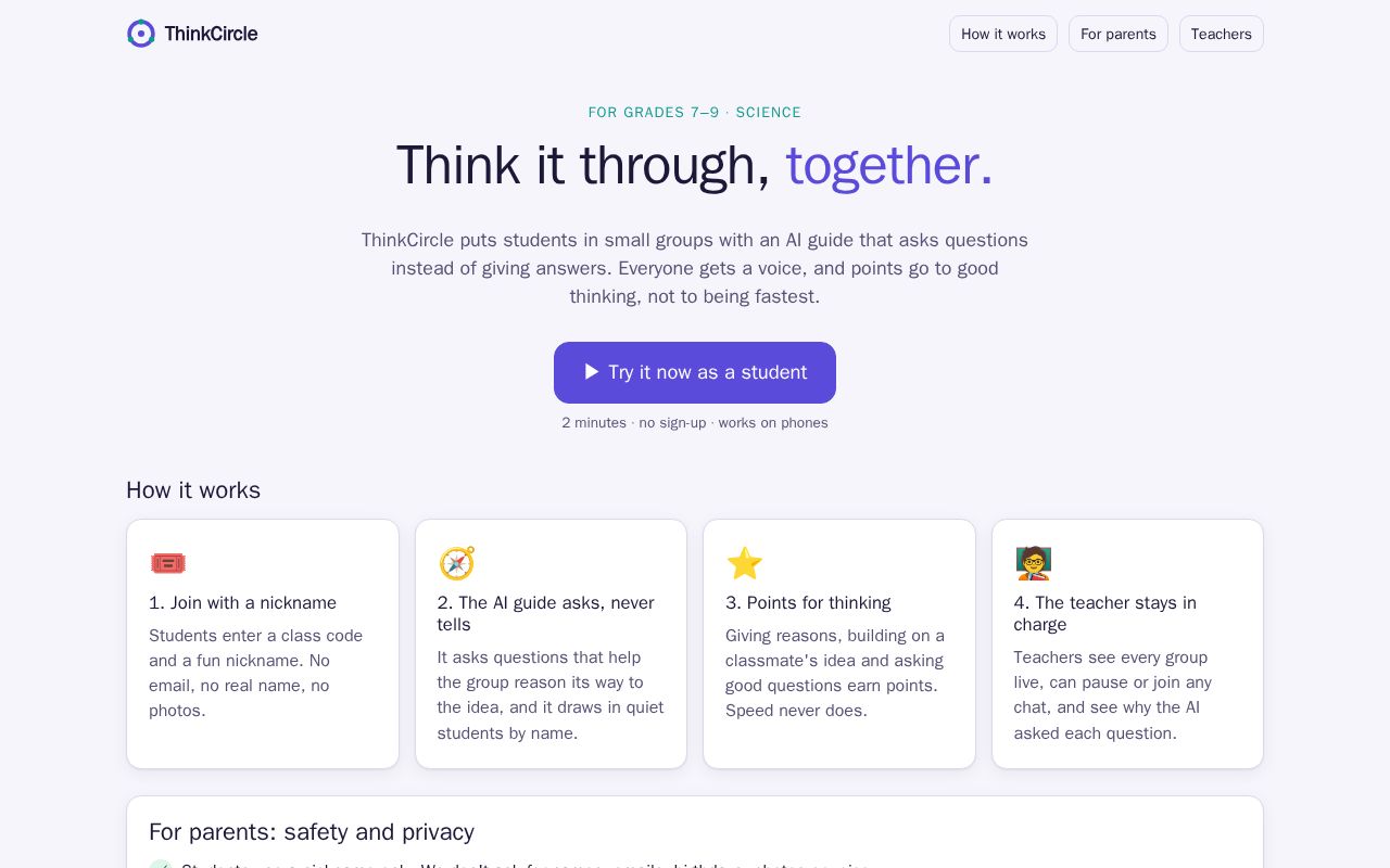 Preview of Thinkcircle