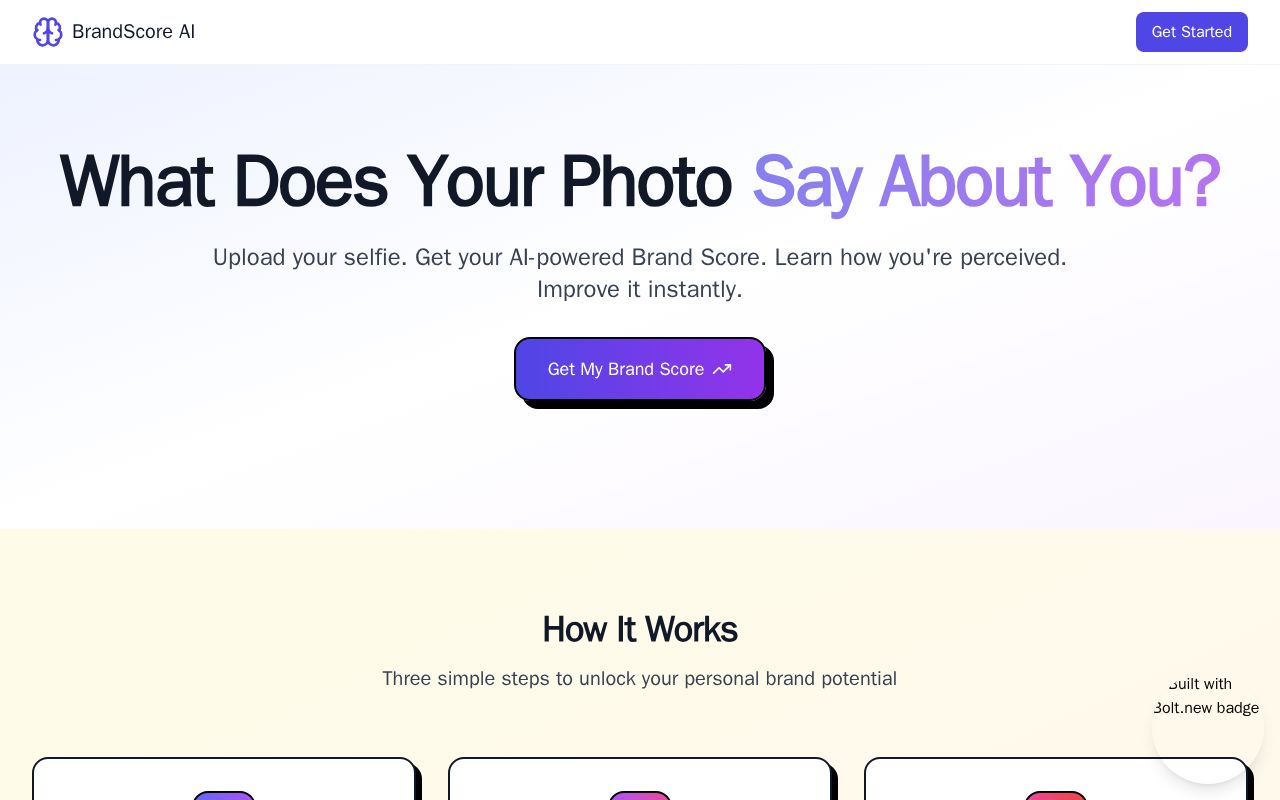 Preview of BrandScore AI