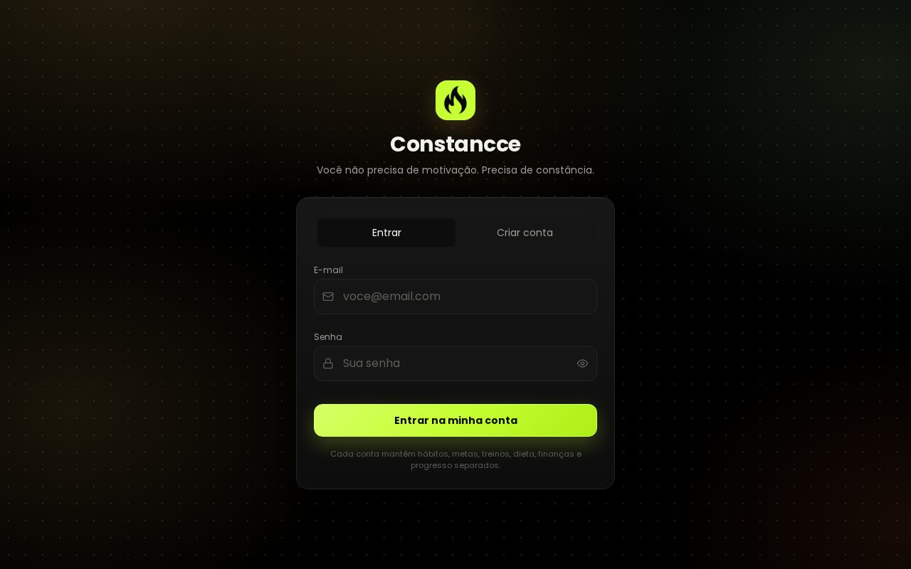 Preview of Constancce App