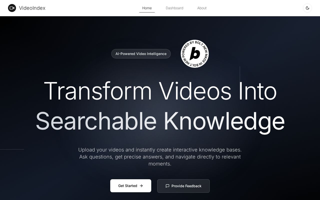Preview of VideoIndex
