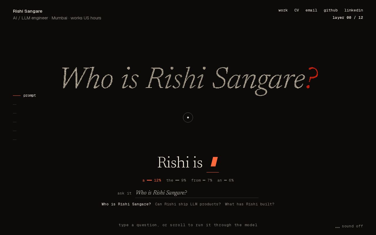 Preview of Rishi Sangare Github Io