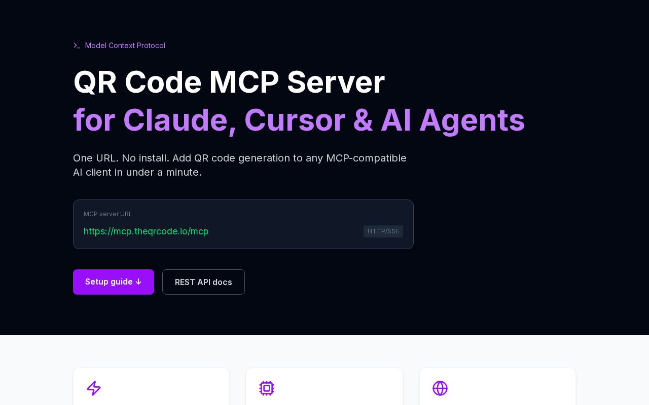 Preview of Theqrcode Mcp