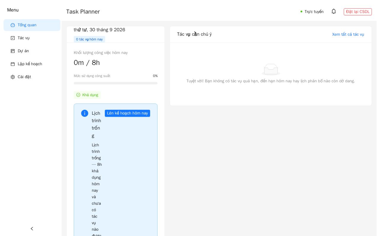 Preview of Task Management