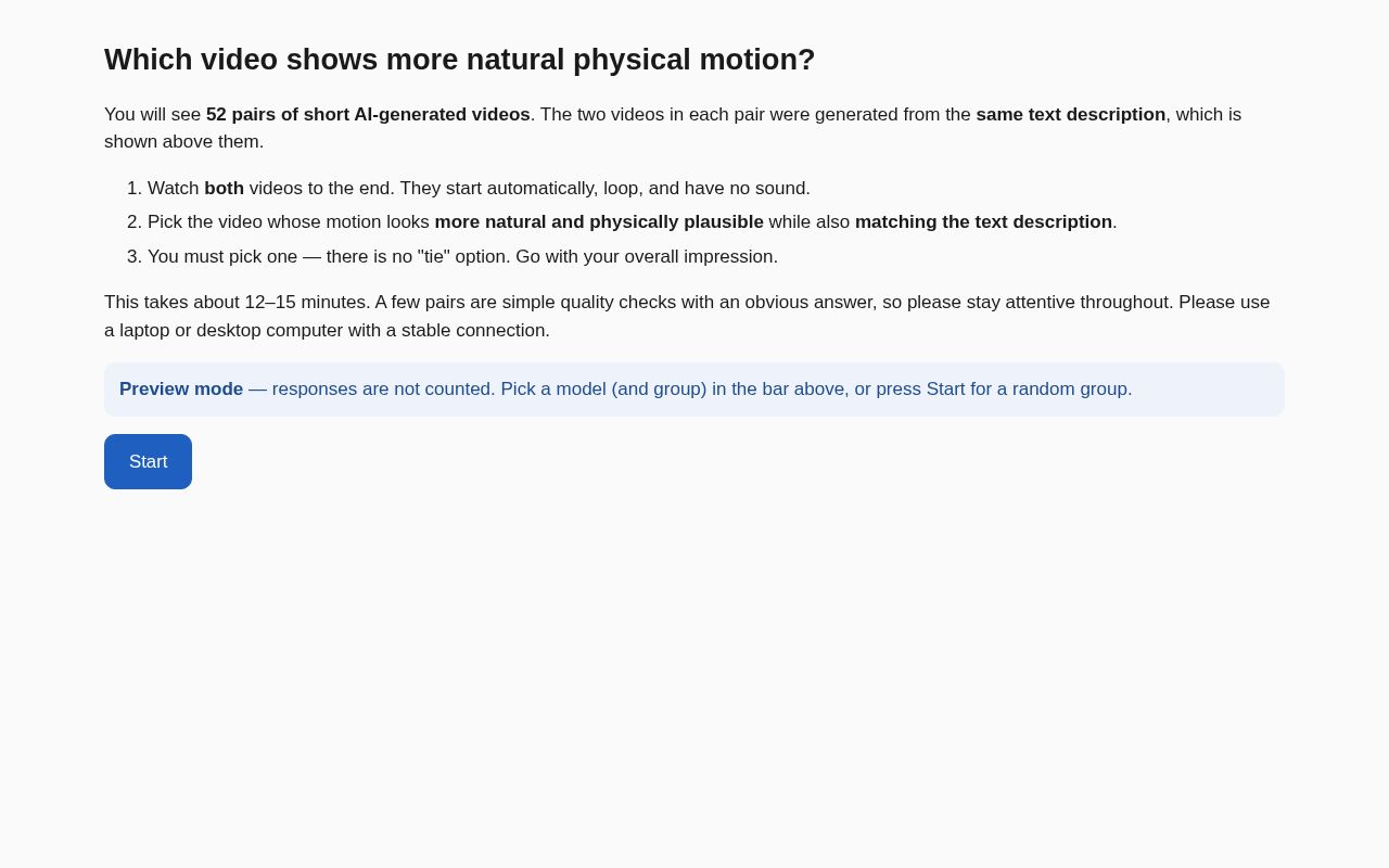Preview of PhyPO Human Evaluation